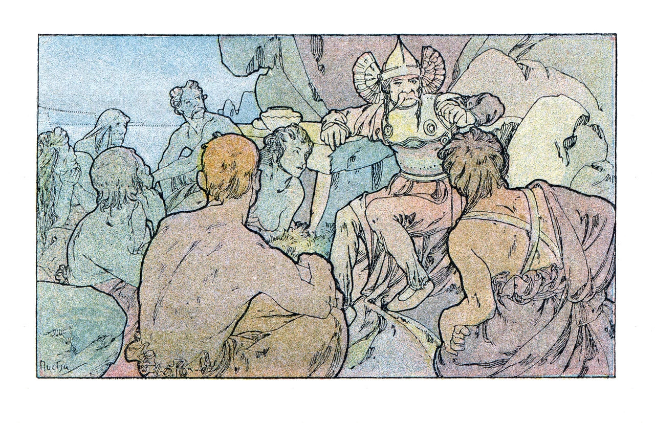 Alfons Mucha - Illustrazioni per Clio 3